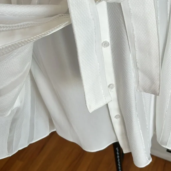 Reiss Harriet Belted Pleated Minidress sz 4 - Picture 4 of 6